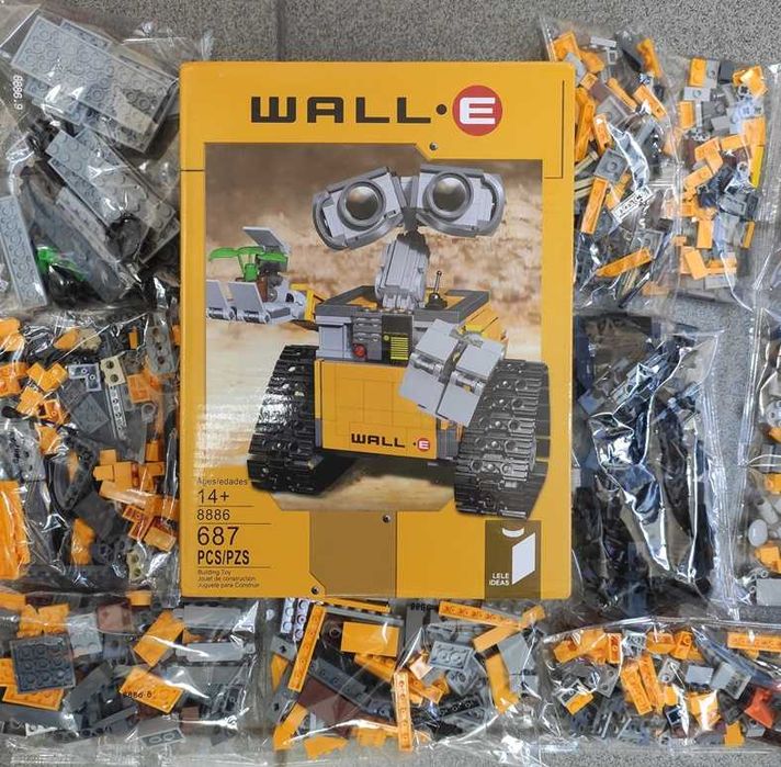 Конструктор ‼️В КОРОБЦІ‼️Disney WALL-E‼️НОВИЙ‼️ВОЛЛ-І на 687 деталей