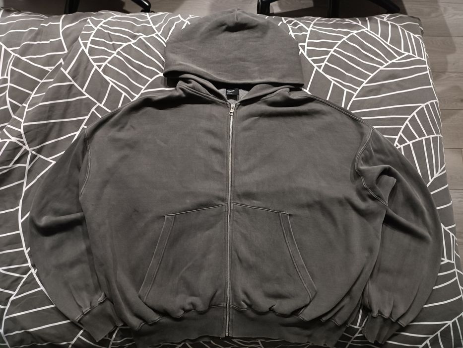зип худи, зипка серая house оверсайз oversize