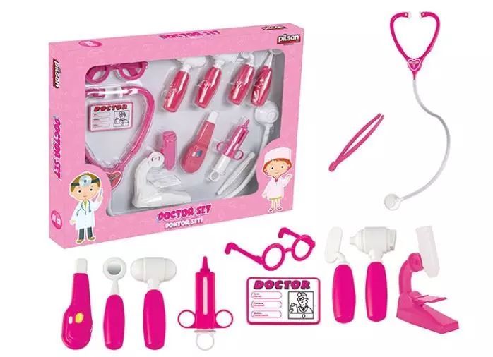 Zestaw lekarski różowy. Artyk