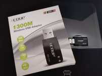 Edup karta sieciowa 1300 M LAN WI-FI adapter USB