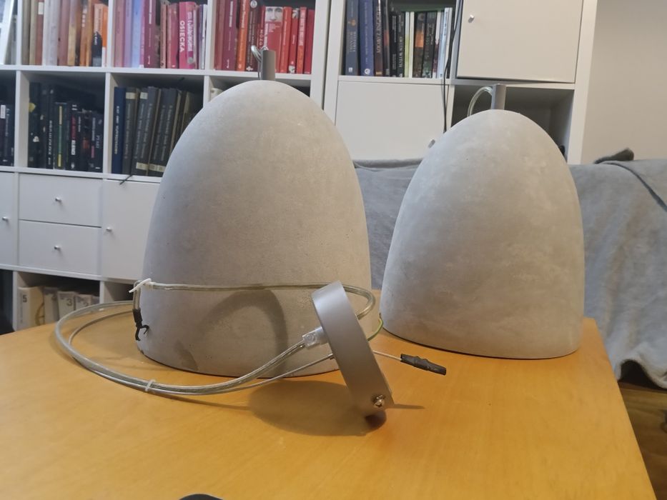 Lampy sufitowe Zuma Line betonowa | 2 szt. | styl loft / industrial