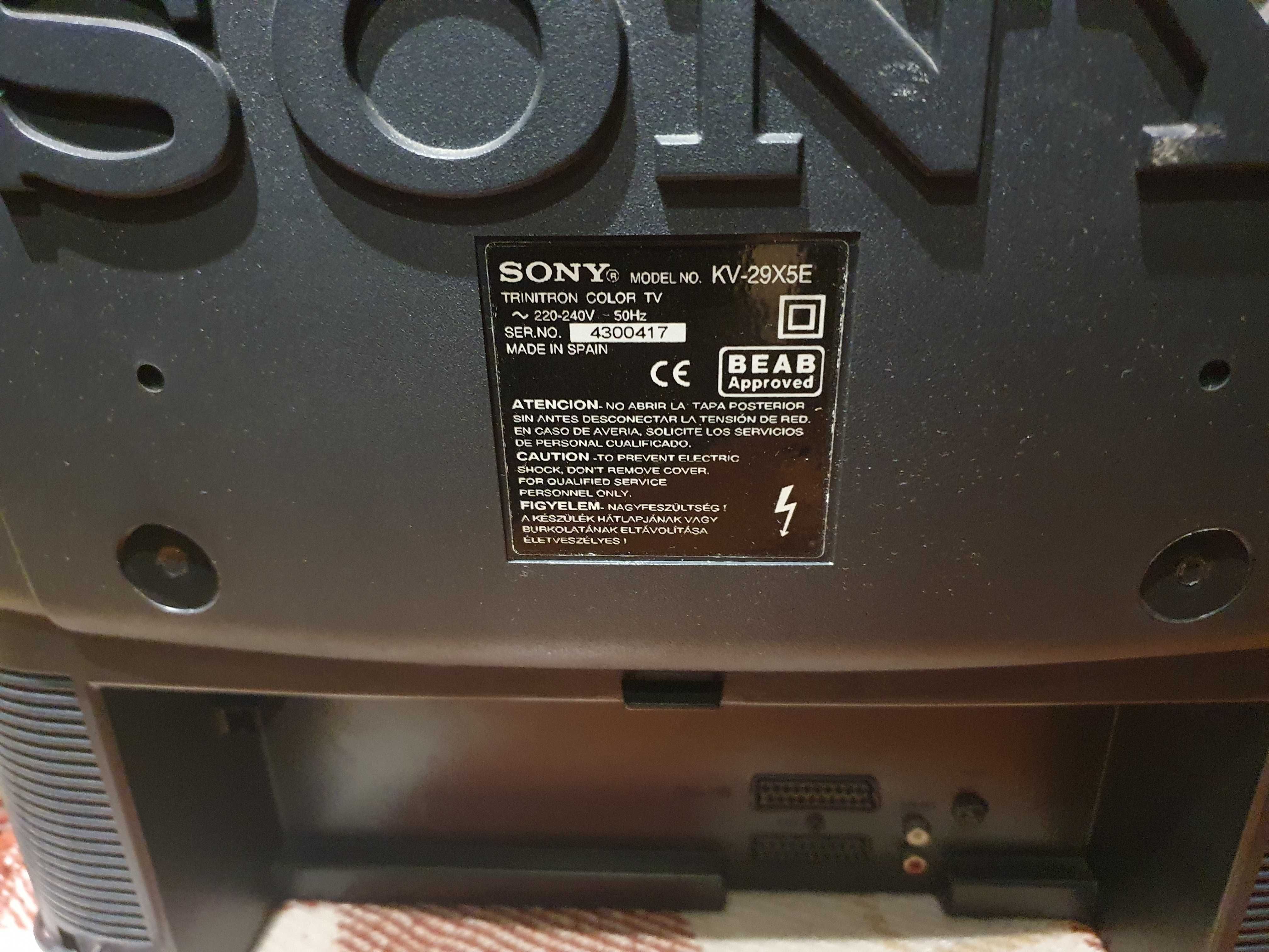 Sony Trinitron KV-29X5E CRT TV FE-1 para peças
