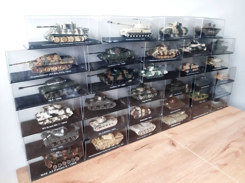 Modele czołgów kolekcja