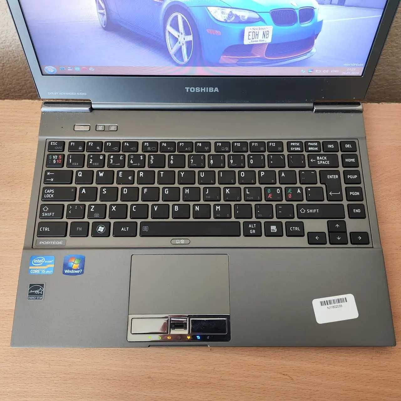 Ноутбук Toshiba Z830-10Q 13.3" i5-2557M/6Gb DDR3/128 Gb SSD/HD3000