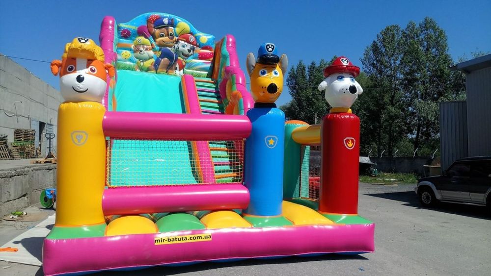 Ремонт надувних виробів, гірки, батути, комплекси, б