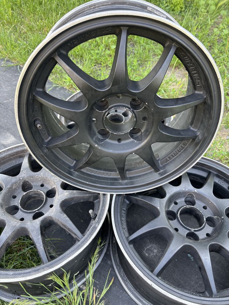 Литі диски R14 4x98 YAWHEELS – 3 цілі, 1 з дефектом