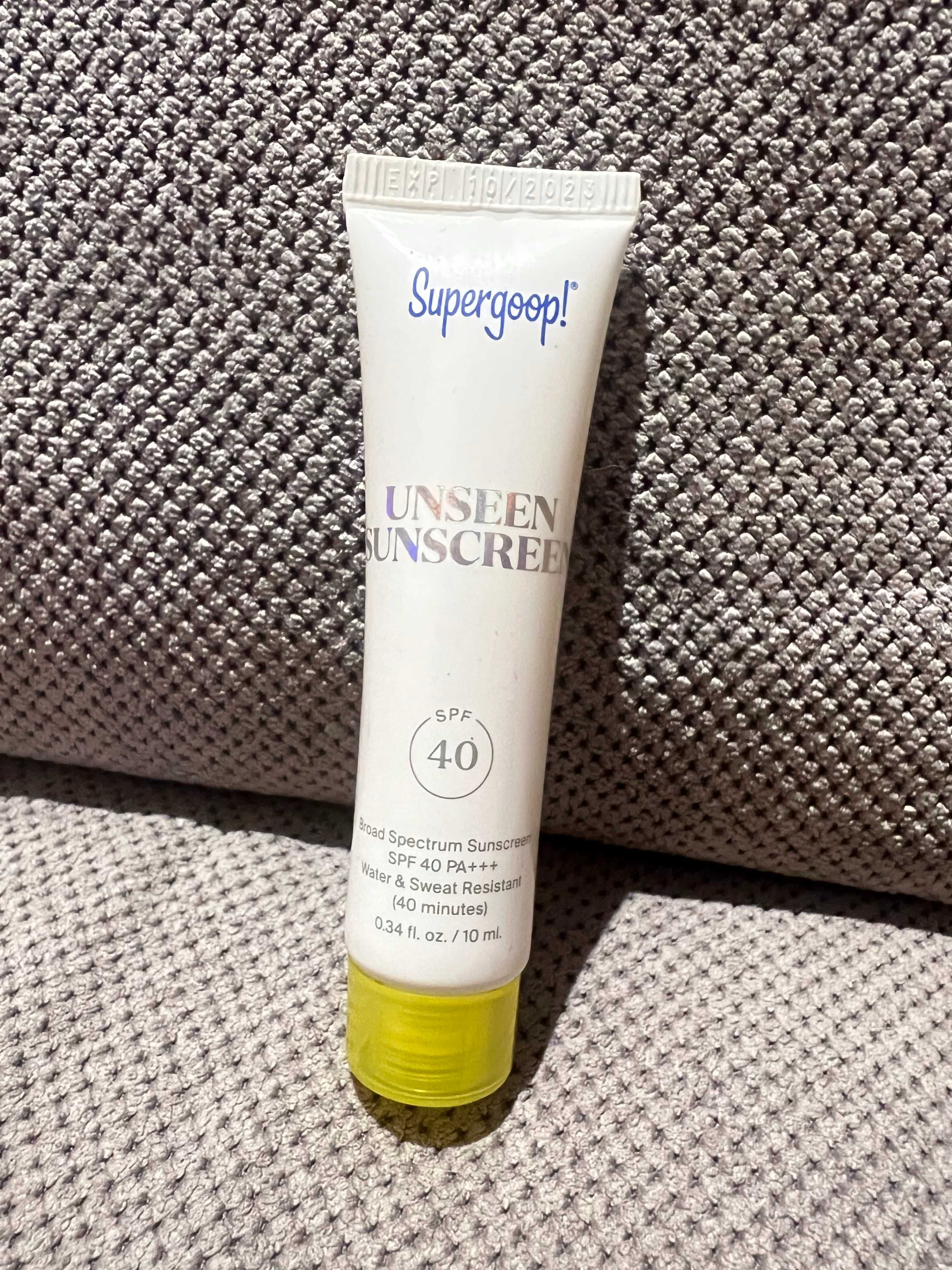 Supergoop! Unseen Sunscreen SPF 40 10ml nowy