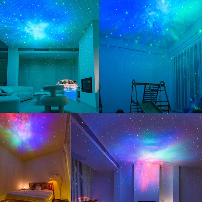 Нічник проектор, ночник, зоряне небо Spase Dog Galaxy + пульт.