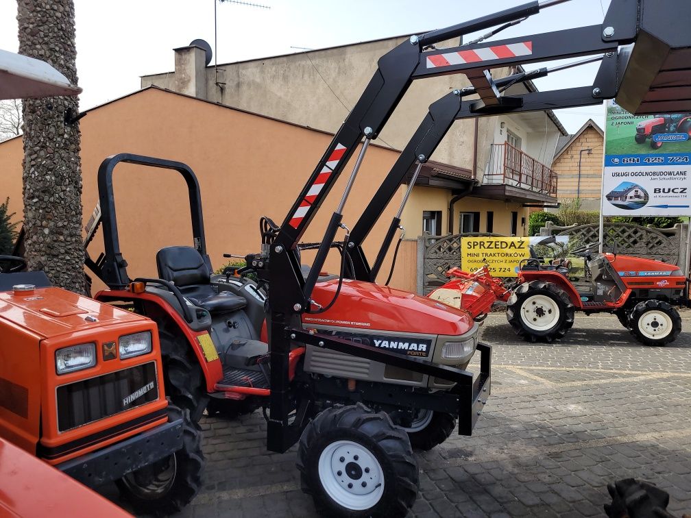 Yanmar f-190 19km  tur wspomaganie rewers