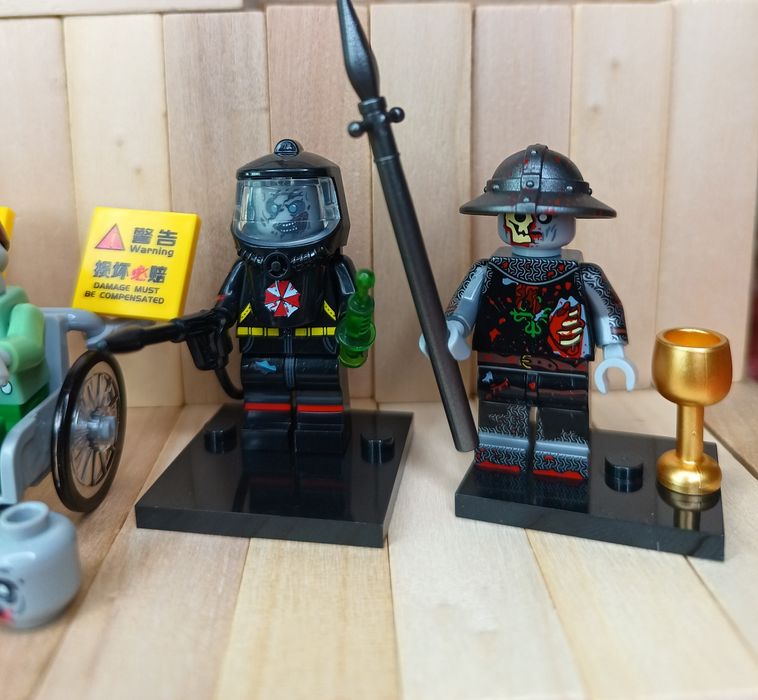 Lego minifigures zombies warior Лего зомби аналог воины зомби
