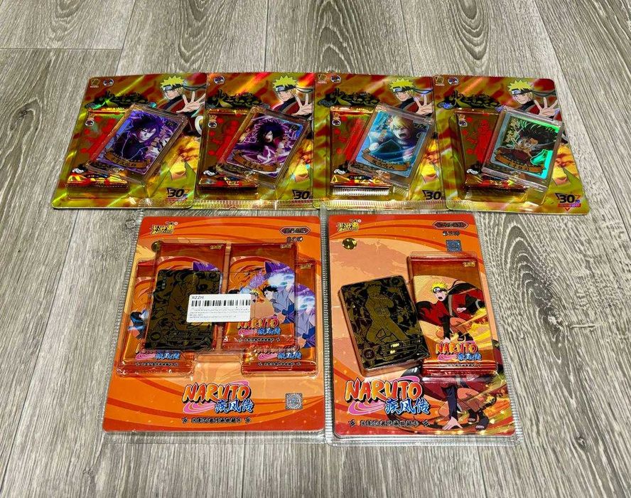 Бокси, Блістери та набори, Аніме Наруто/Naruto, картки поштучно
