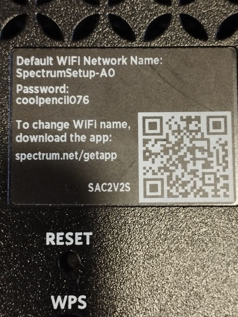 Роутер Spectrum Sagemcom RAC2V2S AC2650
