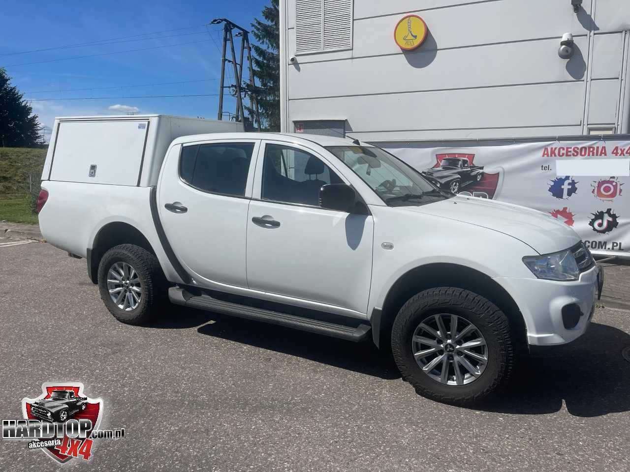 Zabudowa Mitsubishi L200 Hardtop pick-up Przemysłowa Aluminiowa