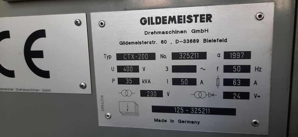 Tokarka cnc Gildemeister ctx 200