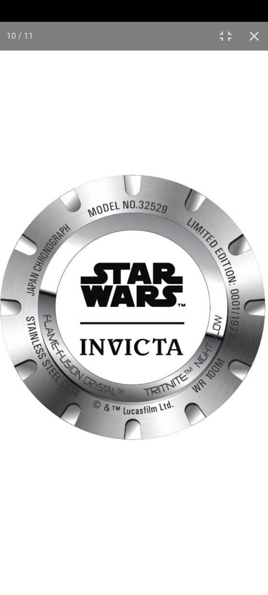 Zegarek Invicta Star Wars limitowany nowy