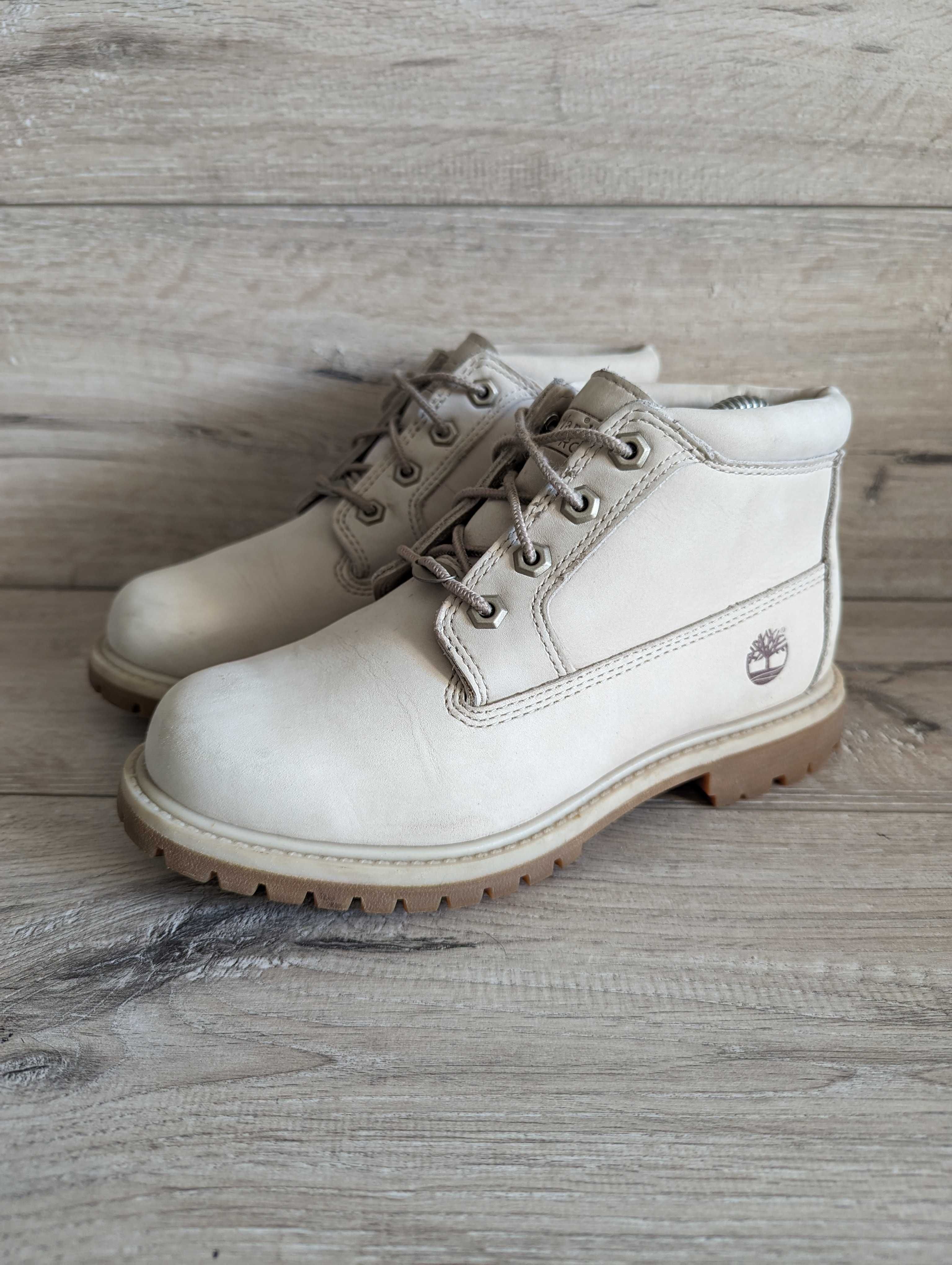 Ботинки кожаные б/у Тимберленд Timberland Nellie Chukka  37-38 р 24 см