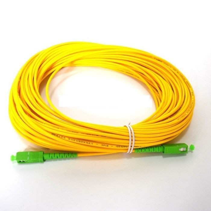 Cabo de Fibra Óptica SC/APC Simplex Monomodo 30 m