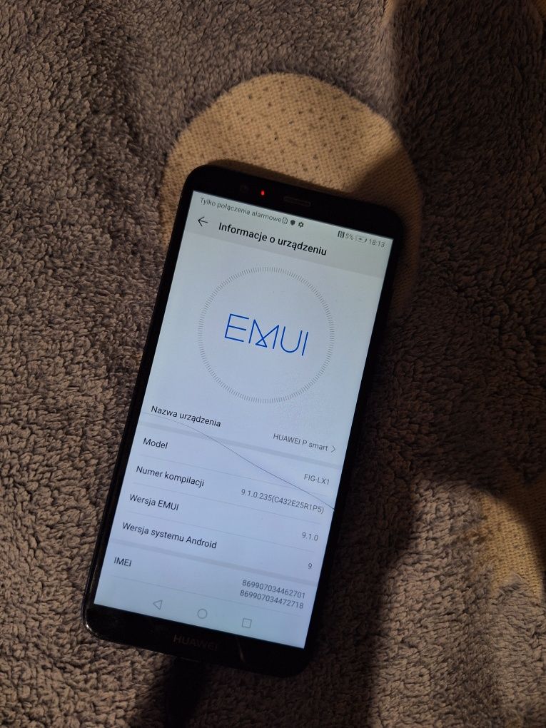 Huawei P Smart uszkodzony na części