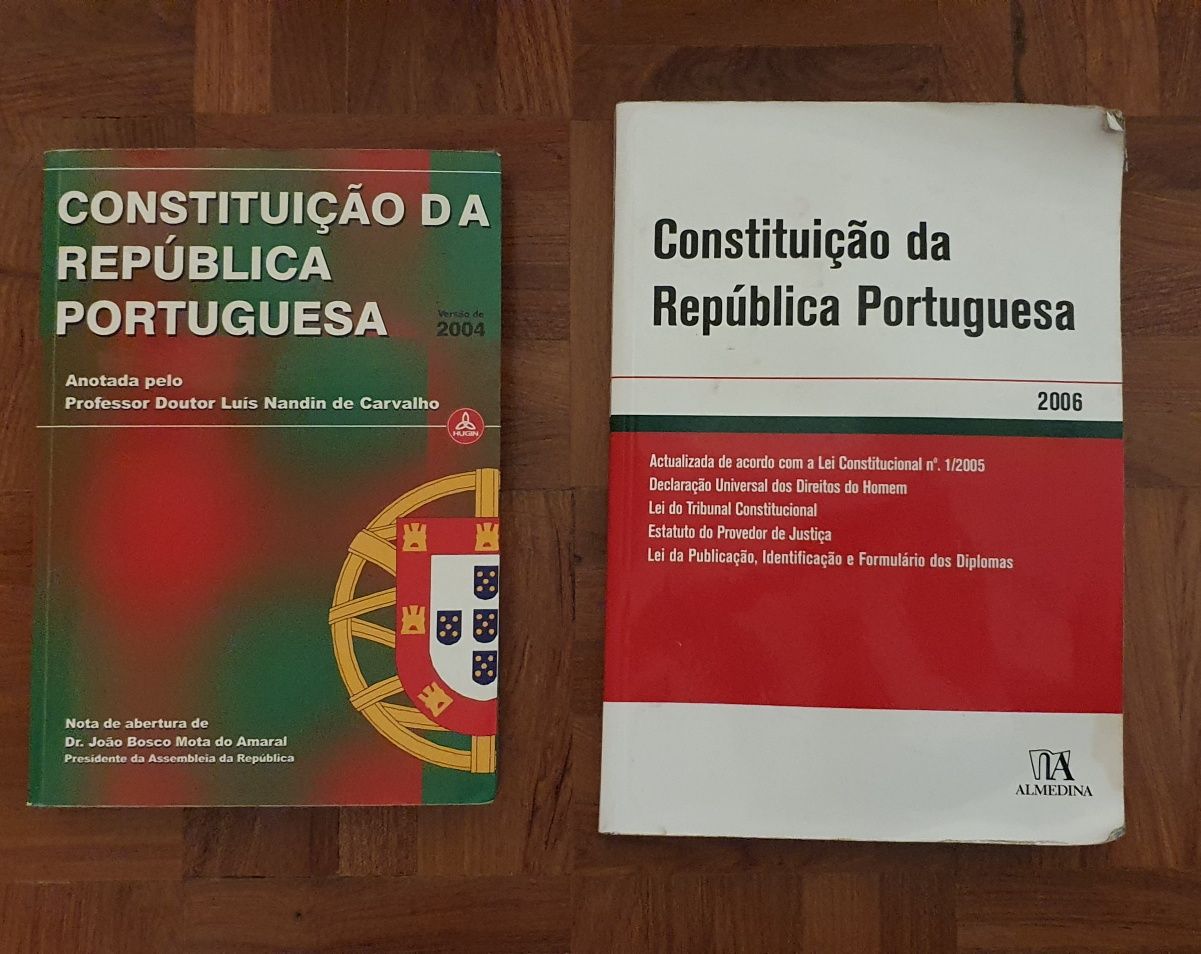 Livros Constituiçao da República Portuguesa