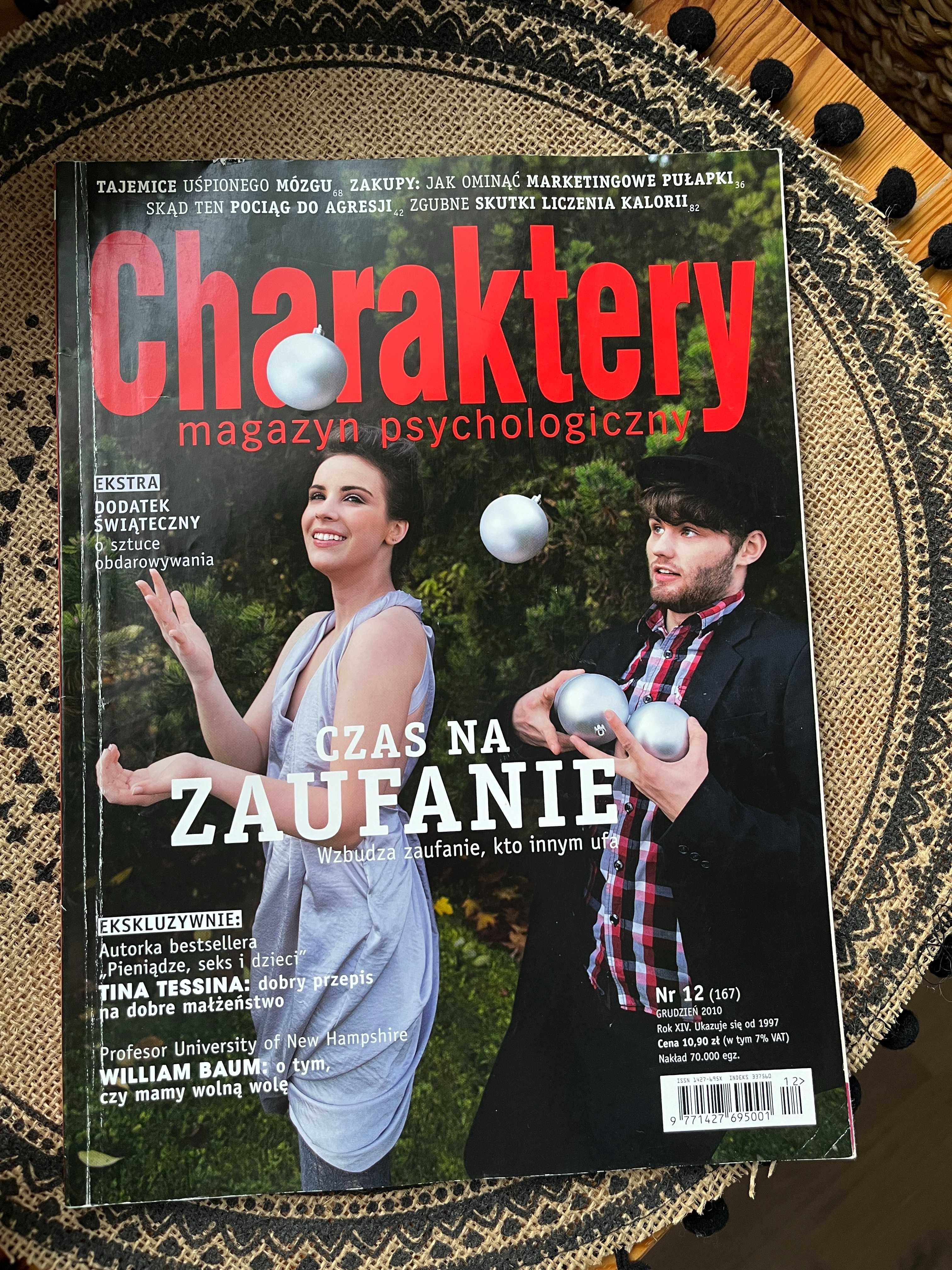 Charaktery czasopismo magazyn gazeta nr 12 (167) grudzień 2010