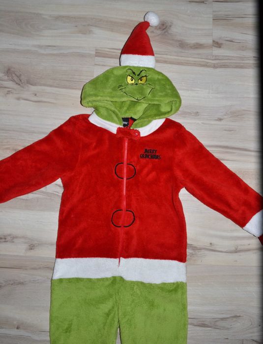 4^ Grinch kombinezon piżama świąteczna 6/7 Lat 116/122