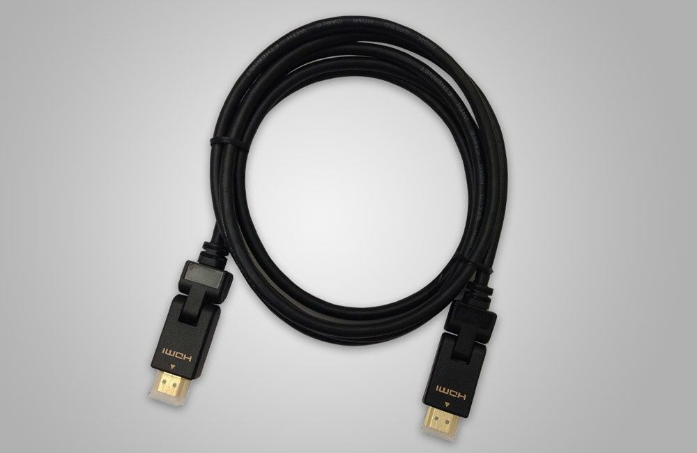 АКЦІІЯ!3х-метровий кабель HDMI з роз'ємом, що регулюється на 180 гр