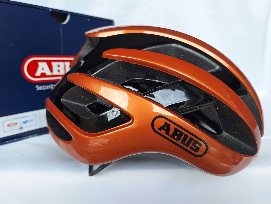 Kask rowerowy szosowy Abus AirBreaker Goldfish Orange S 51-55cm