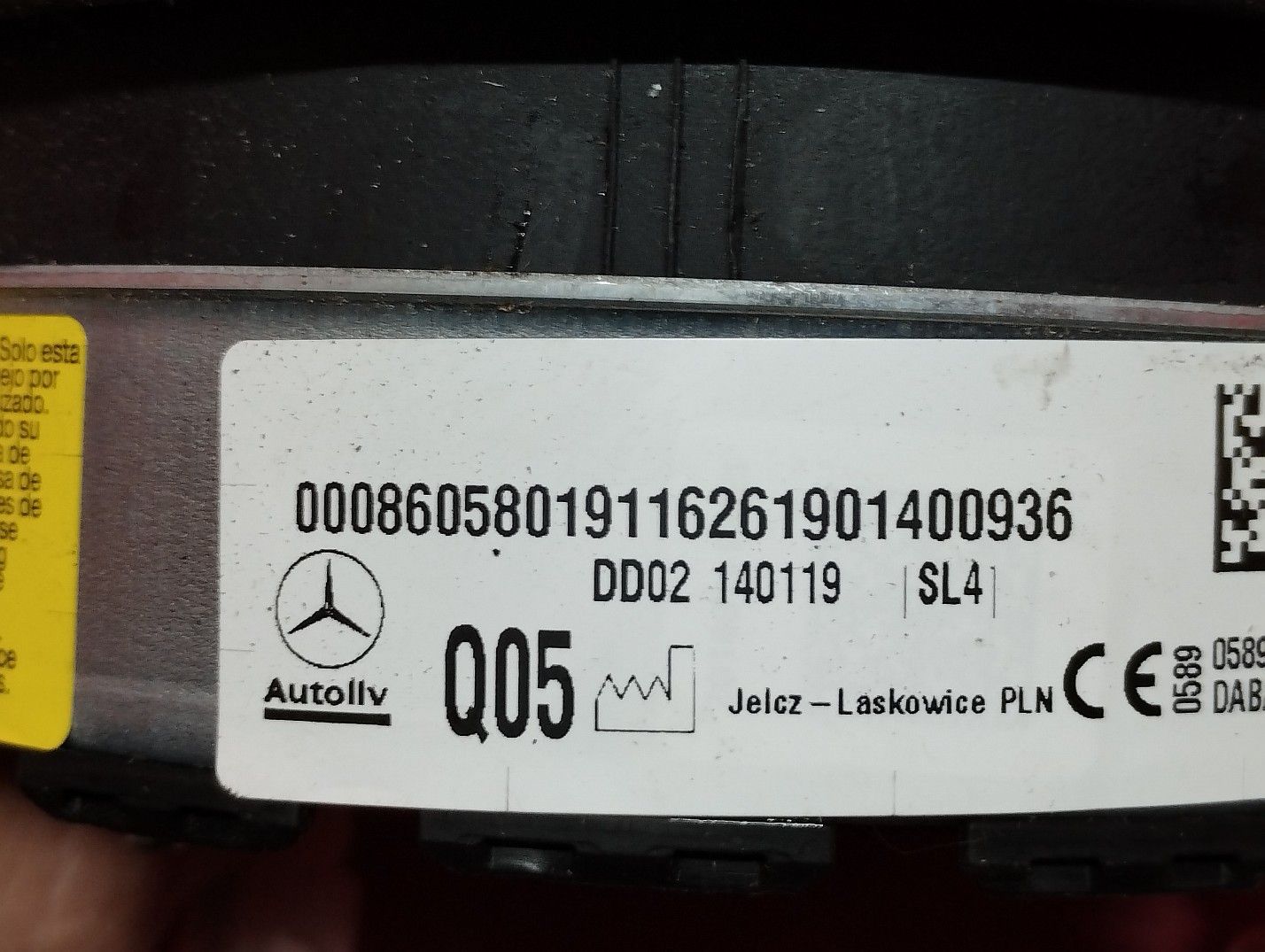 Подушка безпеки в руль Спринтер 907 AirBag керма Sprinter W907 аірбег