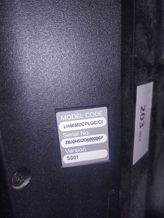 Монітор 46 дюймів Samsung MD46C LH46MDC