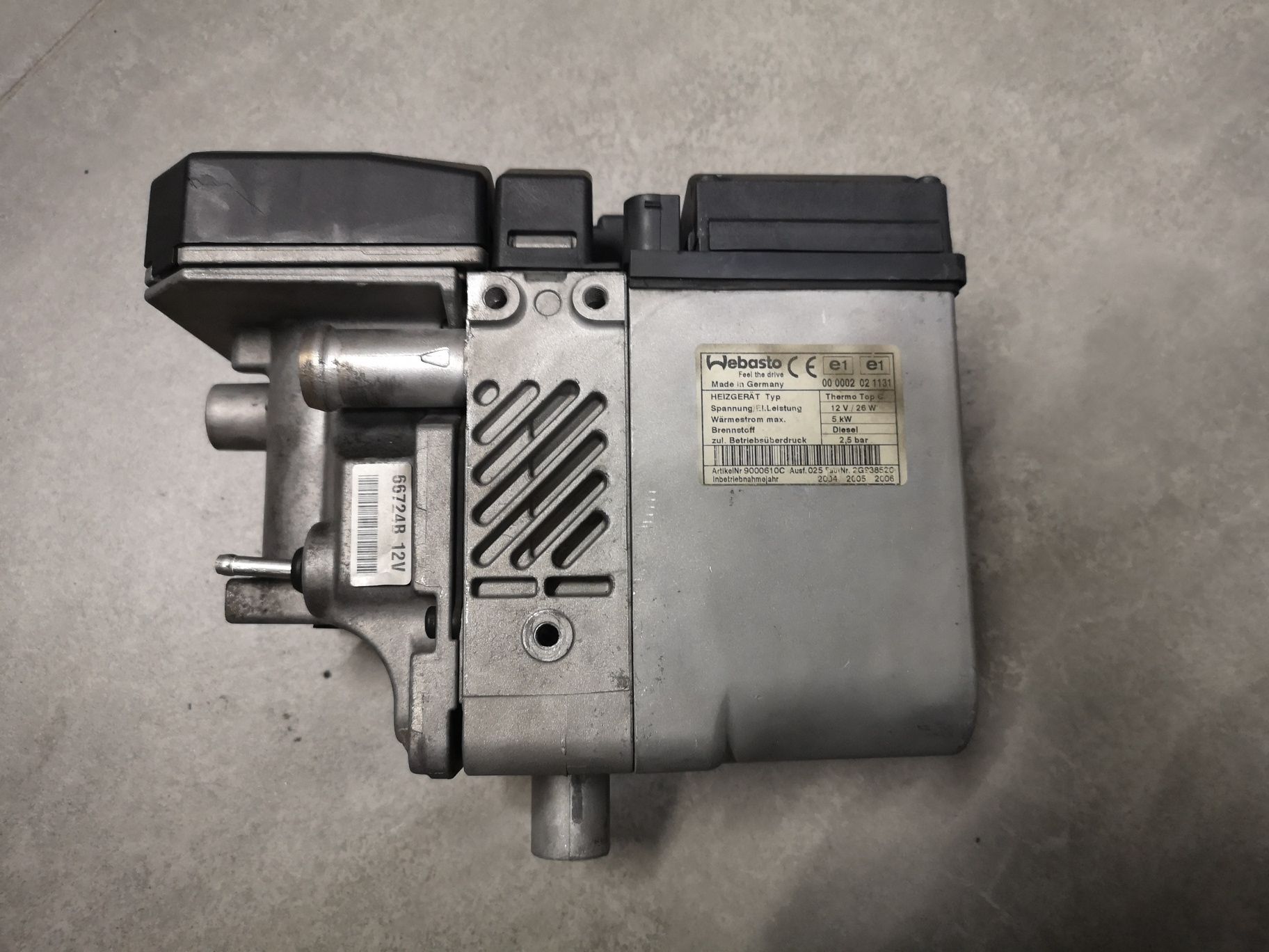 Dogrzewacz Mazda 6  Webasto Thermo Top C Top Z