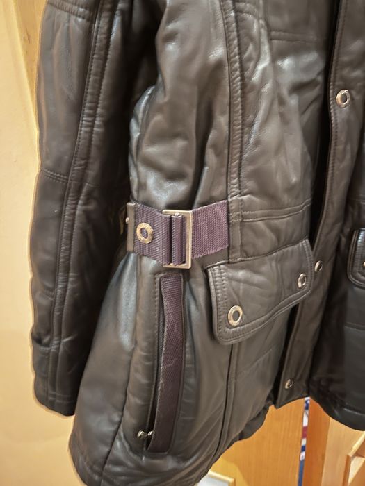 BOGNER  _ БОГНЕР чоловіча шкіряна зимова куртка, розмір 52