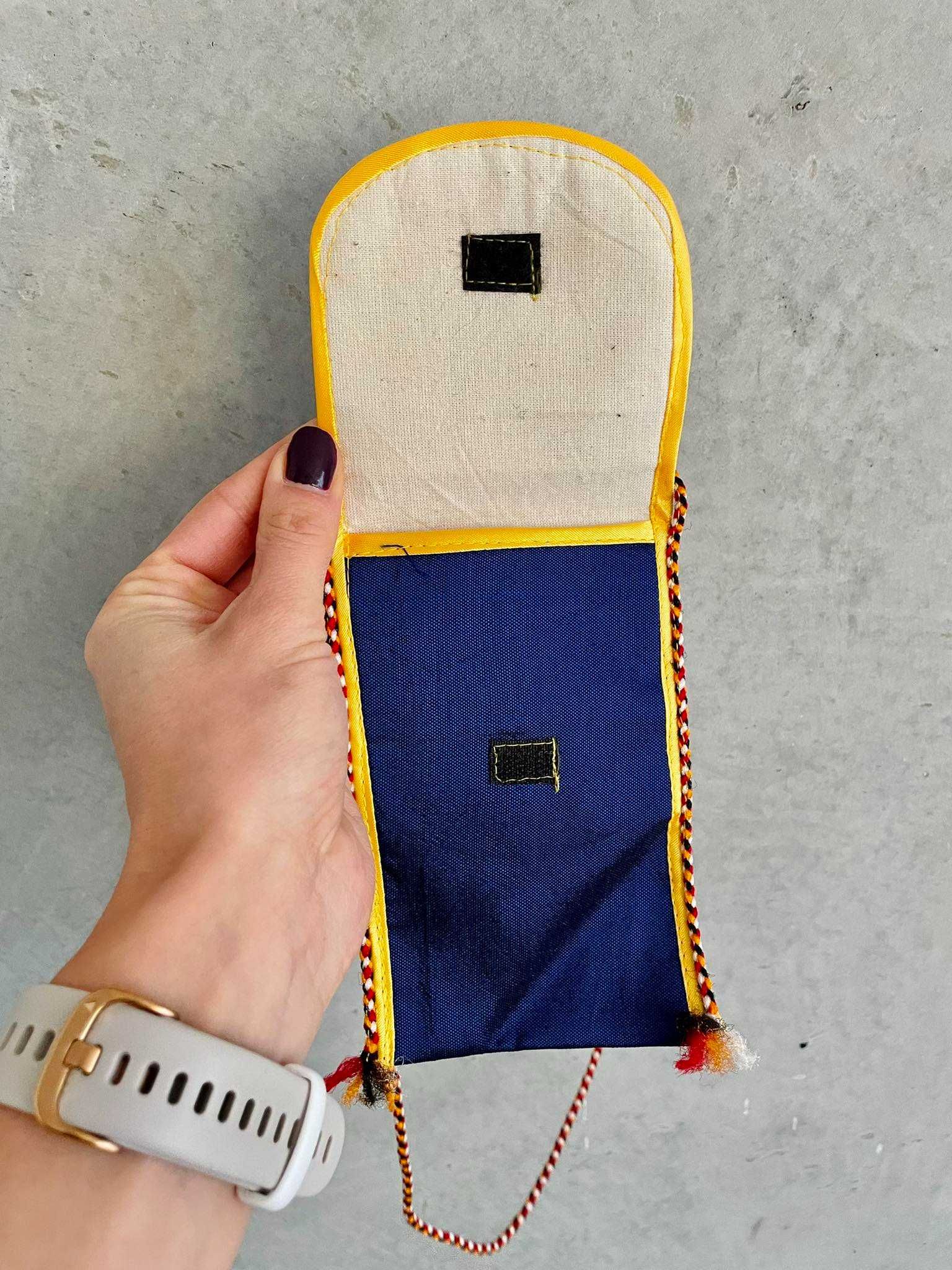 Torebeczka boho, etui etno, Turkmenistan