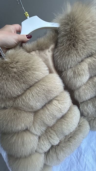 Futro naturalne z lisa. Polecam