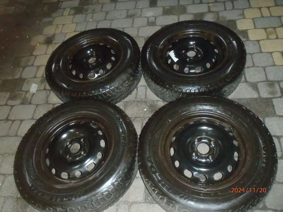 FELGA FELGI koło koła opona zima fulda cristale montero m+s 185/70/14 OPEL COMBO C CORSA C MERIVA tigra 4x100 14 et49