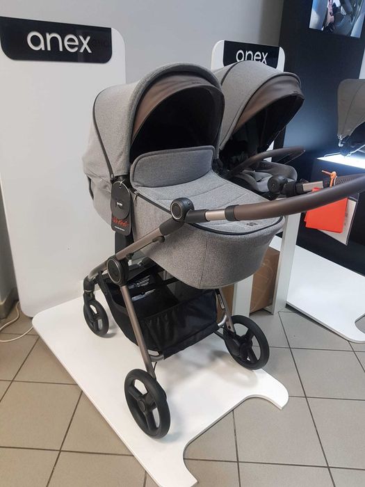 Wózek 2w1 i lekka spacerówka Anex IQ Premium Pure