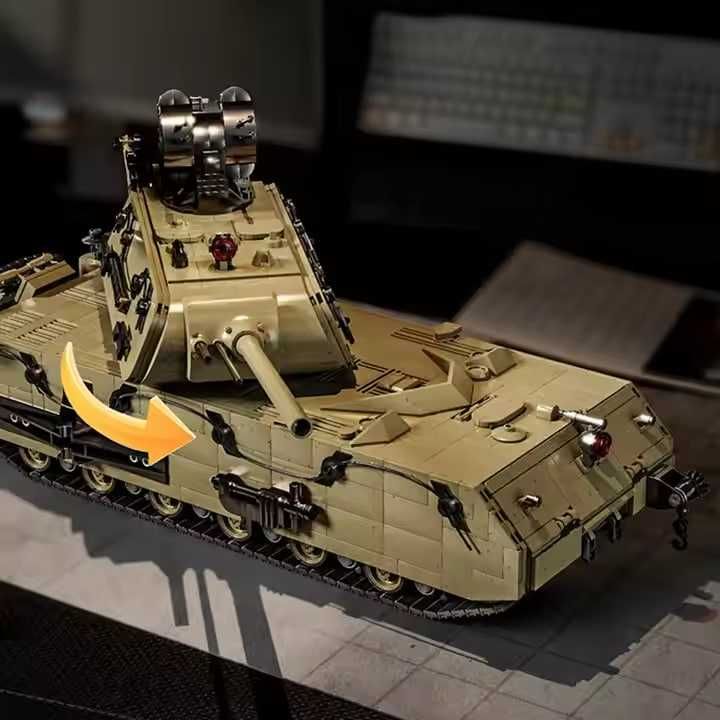 Конструктор Panzer VIII Maus , 3339 дет. На радіокеруванні. У коробці.