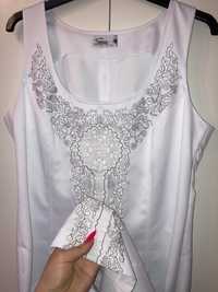 Нарядное белое платье свадьба венчание роспись размер 38 М