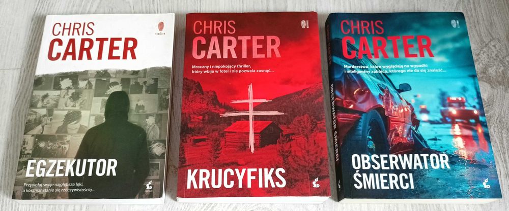 3x Chris Carter Egzekutor + Krucyfiks + Obserwator śmierci