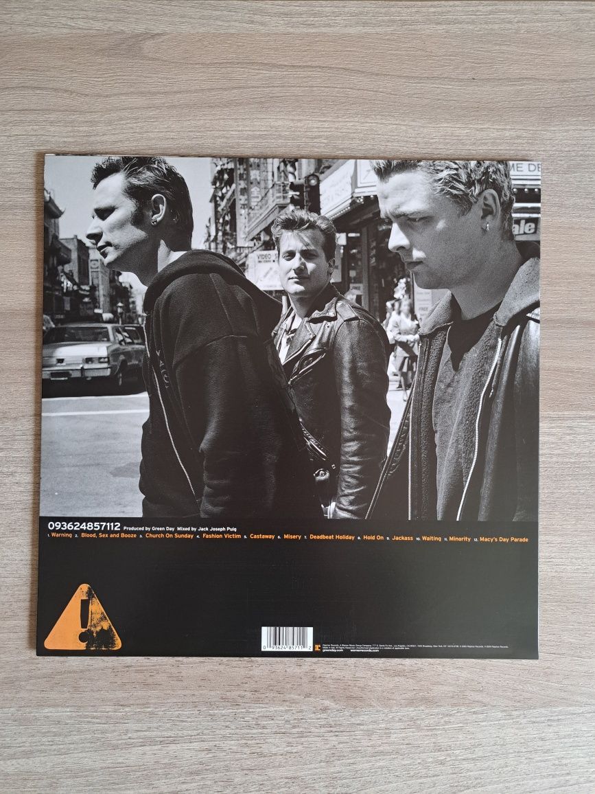 Green Day - Warning - Green VINYL Zielony WINYL