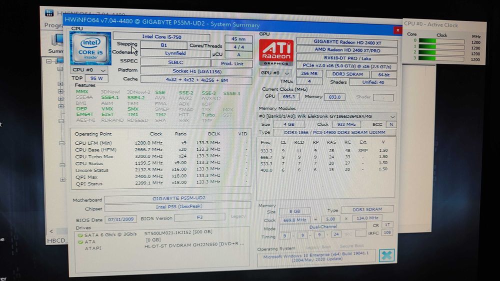 Gigabyte Radeon HD 2400 XT 256MB GV-RX24T256H