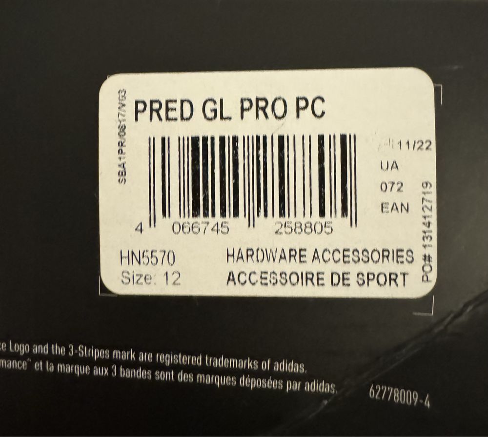 Profesjonalne  rękawice bramkarskie Adidas Predator GL PRO Promo