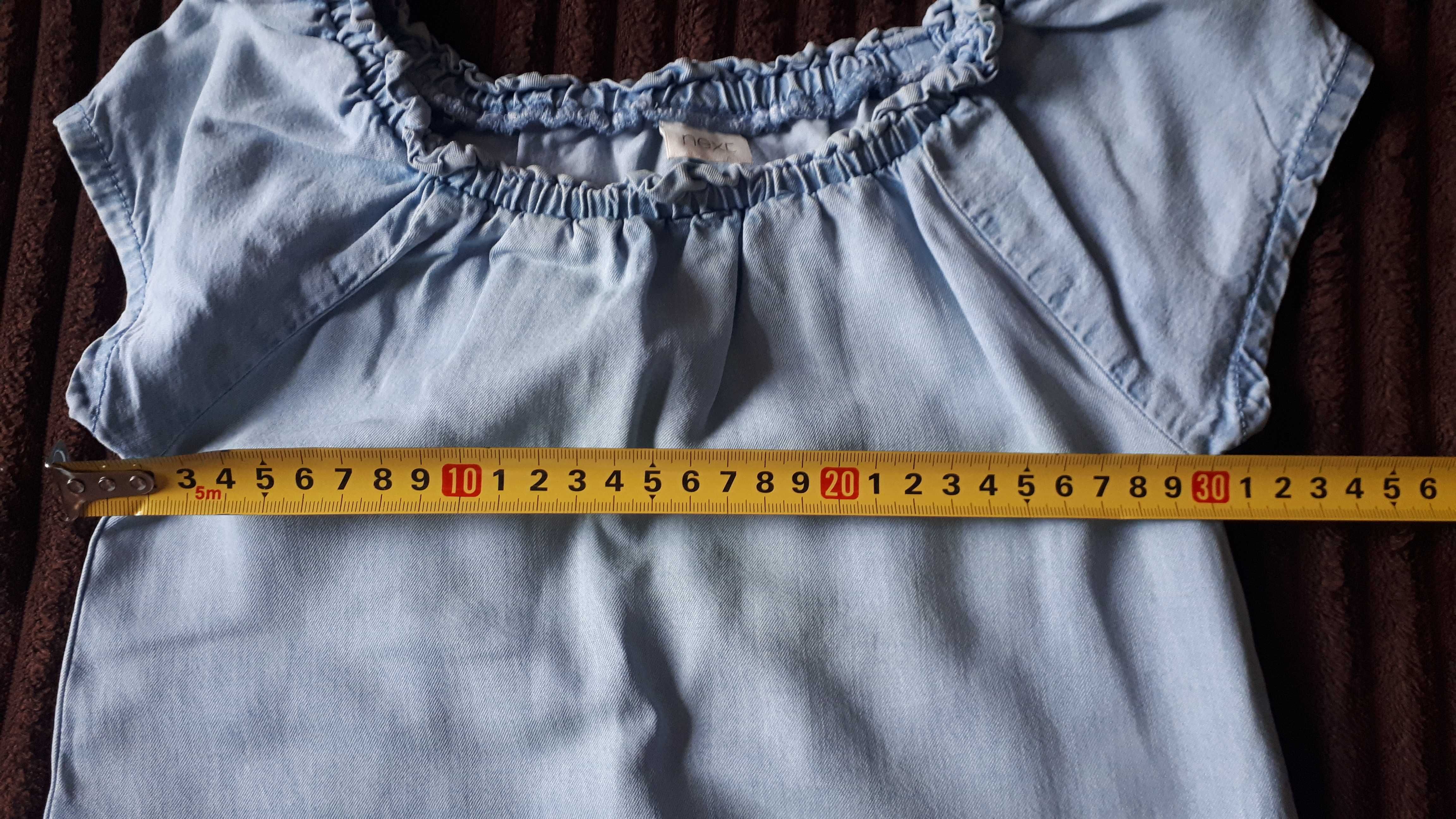 Сукня літня Next 110/116 5 років, легкий тонкий джинс