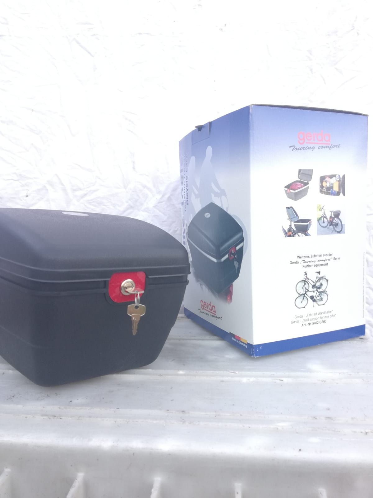 Kuferek box  na bagażnik rower skuter