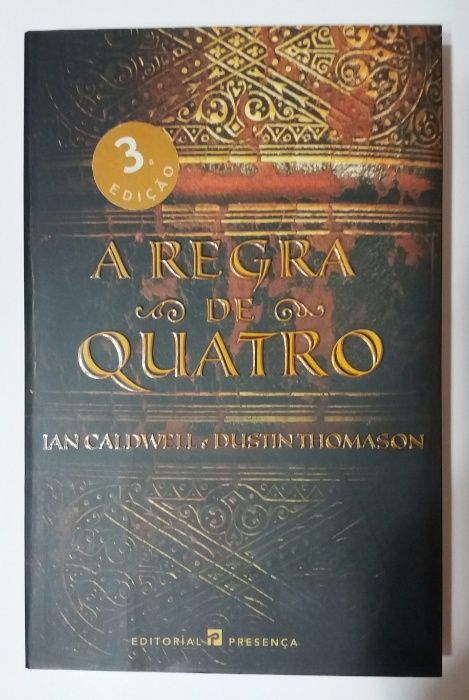 Livro: A Regra de Quatro (Portes incluídos)