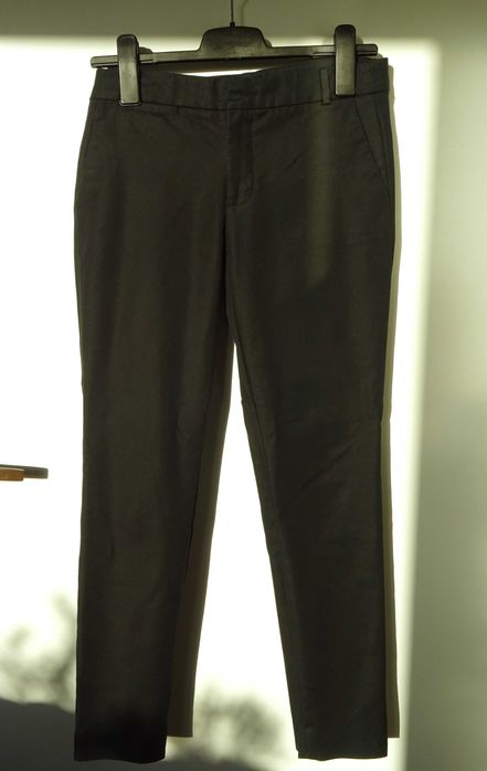 Czarne spodnie eleganckie rybaczki Zara 34