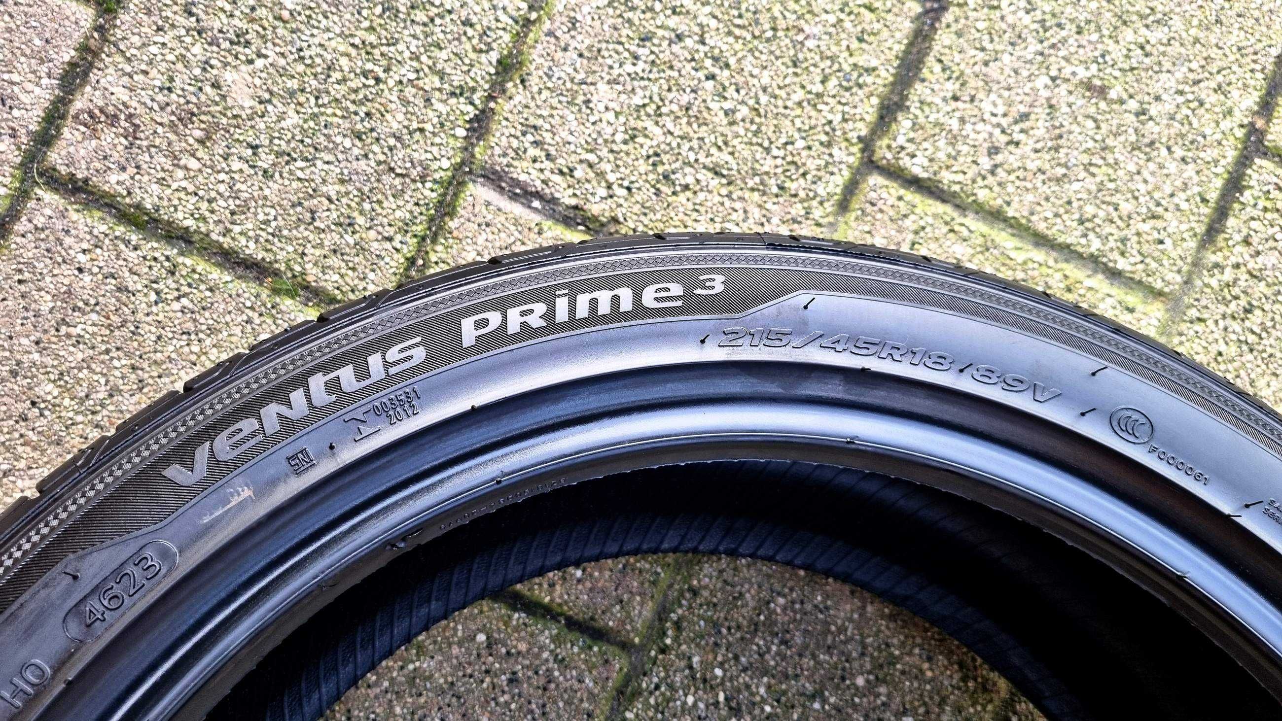 Hankook Ventus Prime 3 215/45R18 89V FR Rok 2023.46 - Nowe