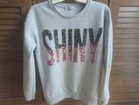 Bluza damska z cekinami, Hailys, rozmiar xs