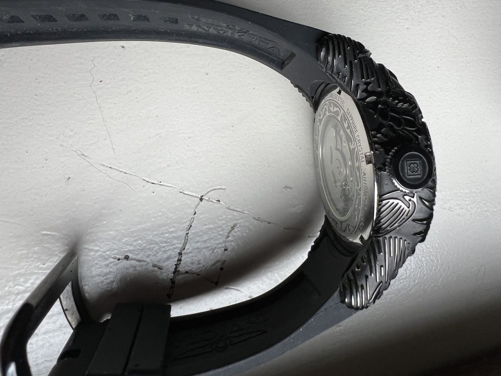 Zegarek automatyczny Crudo Carattere nero 51 mm