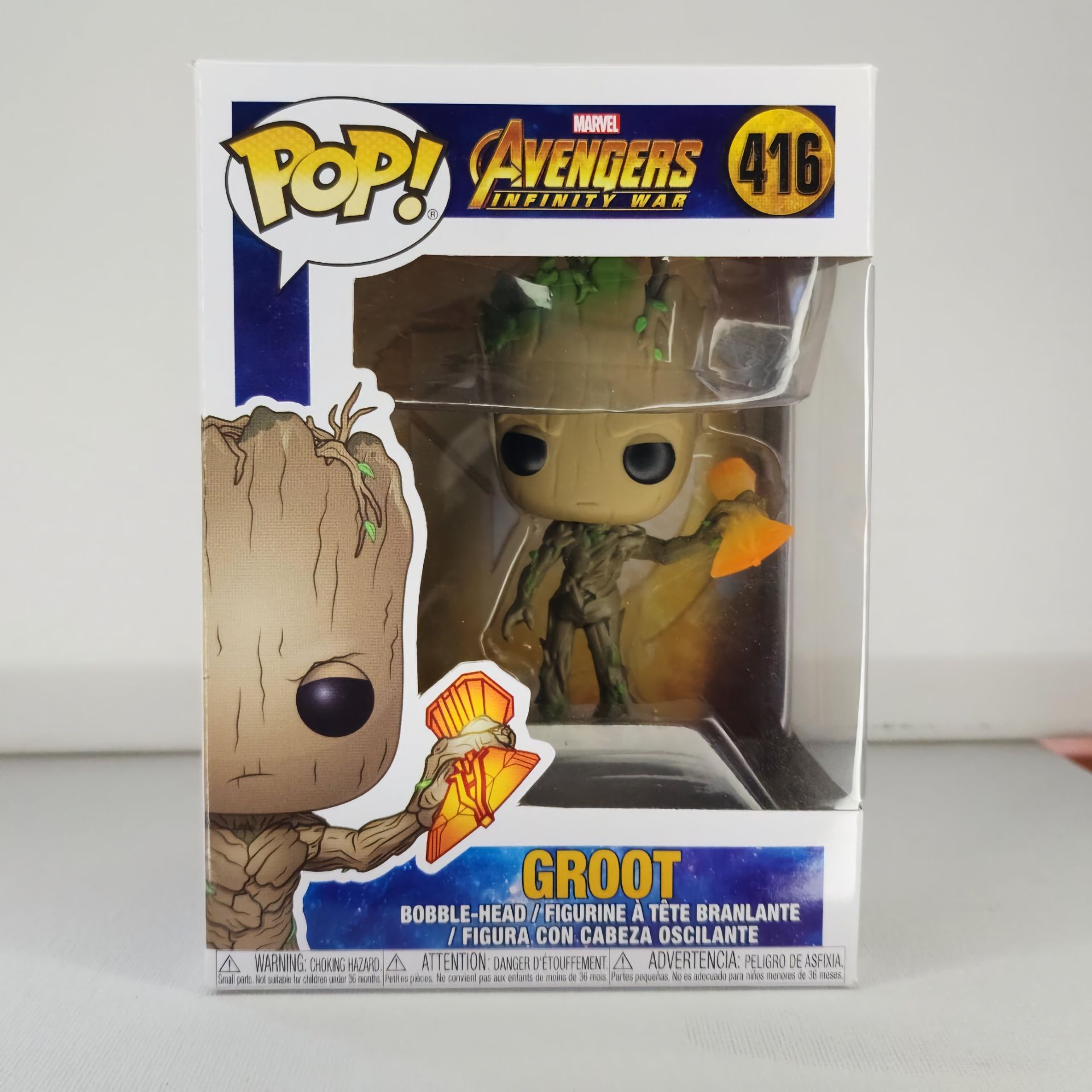 Figurka Funko POP Avengers Infinity War Groot with stormbreaker 416 (S