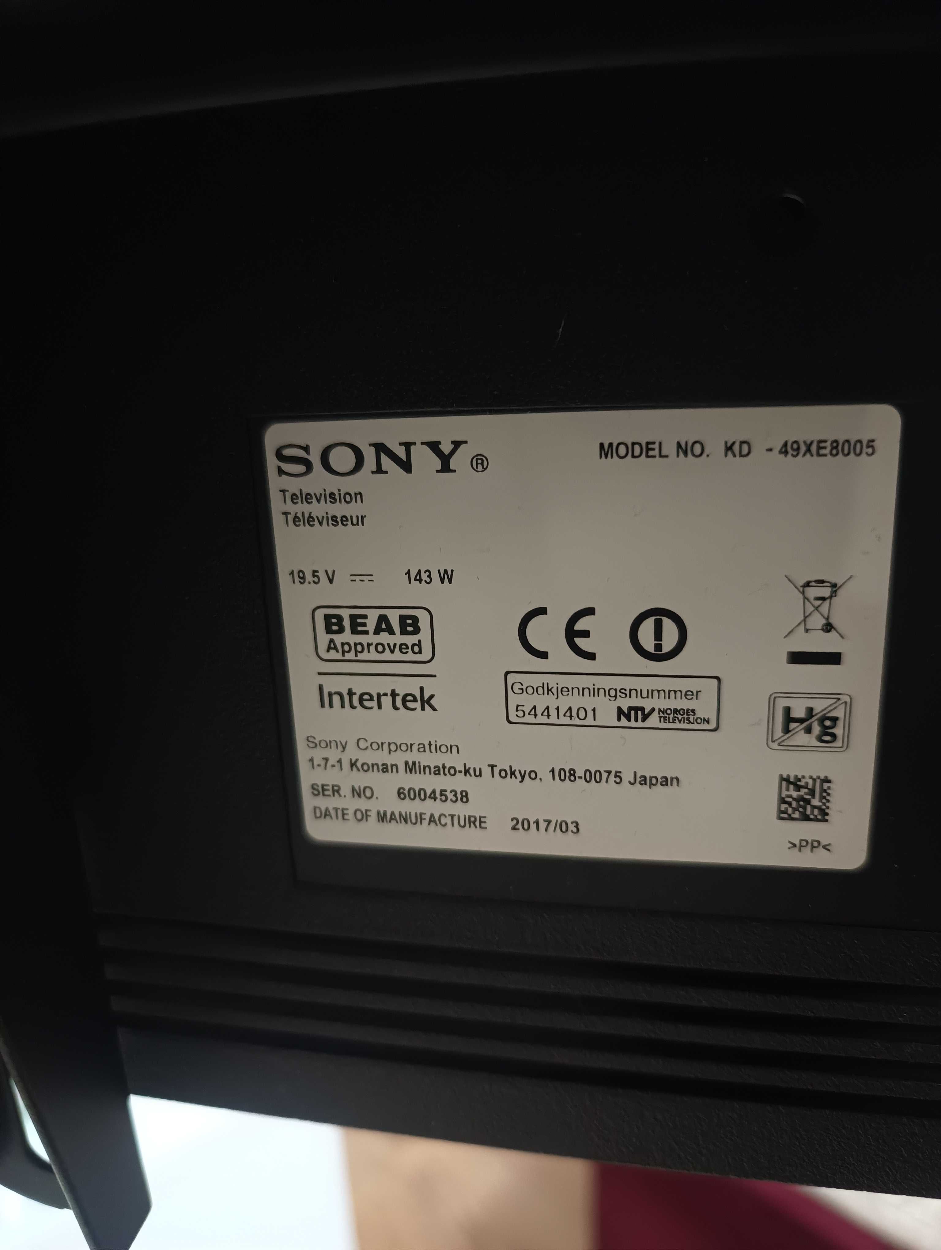 Sony  KD 49XE8005